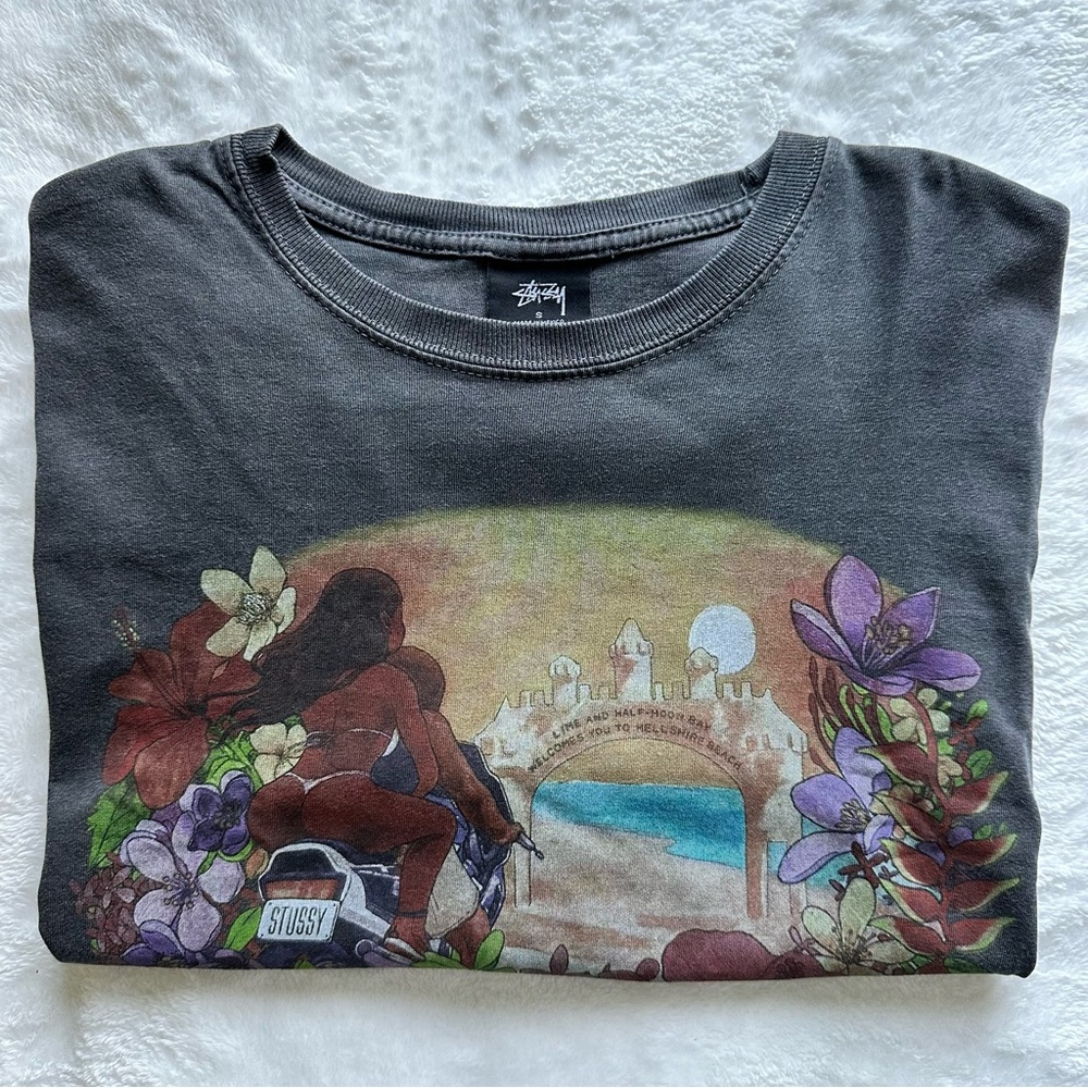 Stüssy Hellshire Beach Half-Moon Bay T-Shirt 🌺